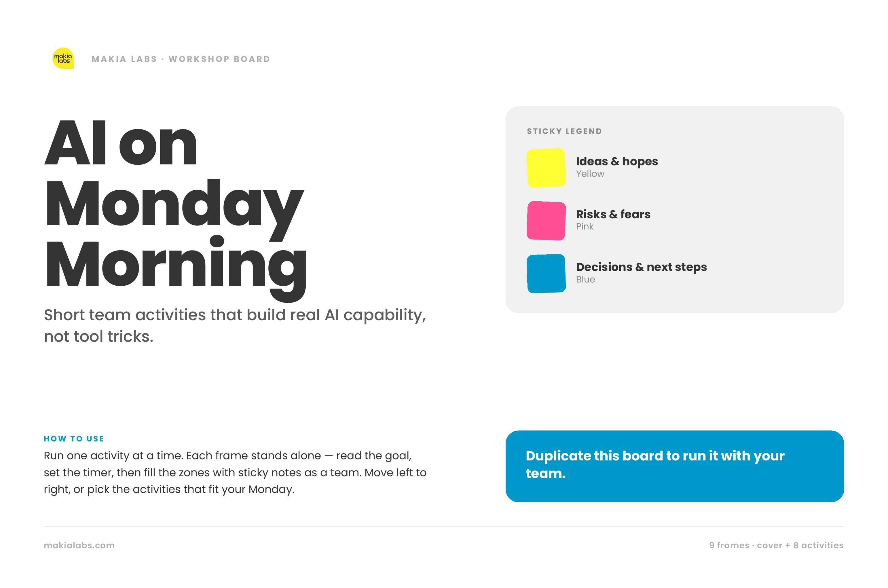 PDF cover — AI on Monday Morning